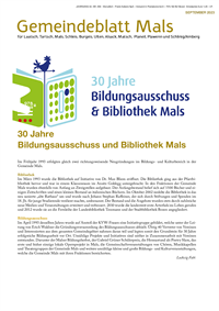 Gemeindeblatt Mals 09/2023